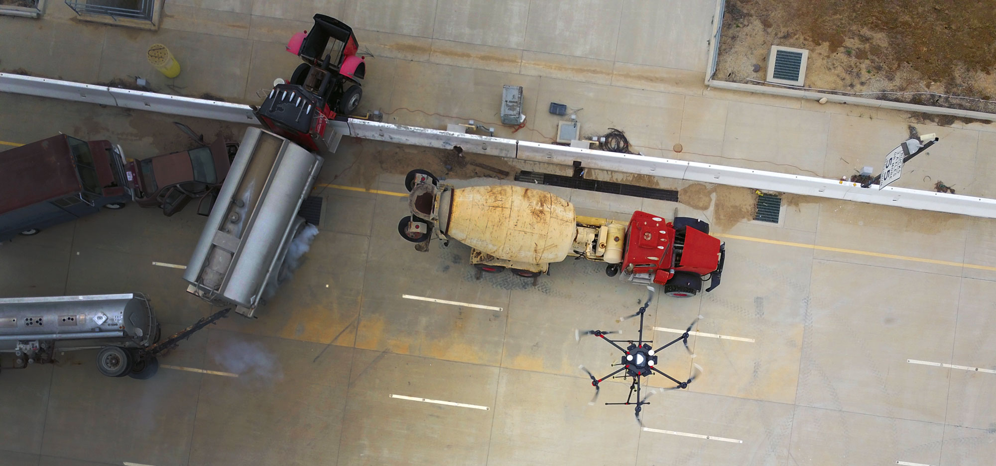 Squishy Robotics dropped from drone