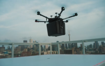 Human lungs transported by drone in Toronto: A global first