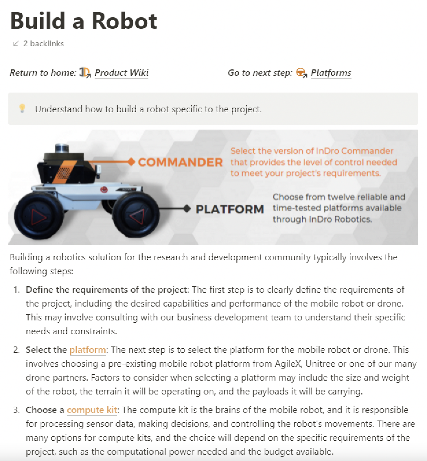Build a Robot