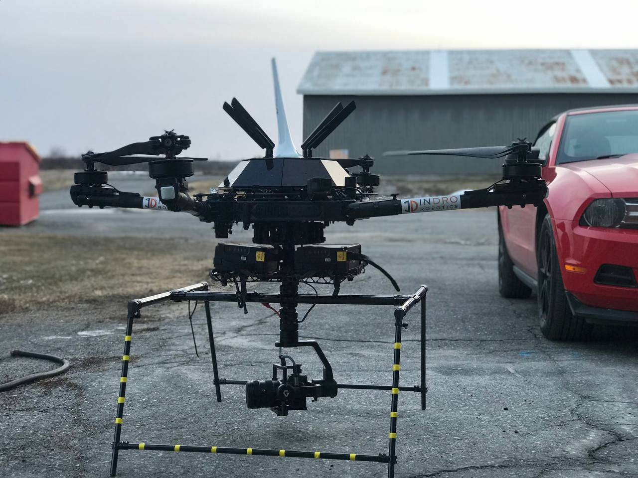 InDro Pilot NERDS Network Enhanced Realtime Drone Technology