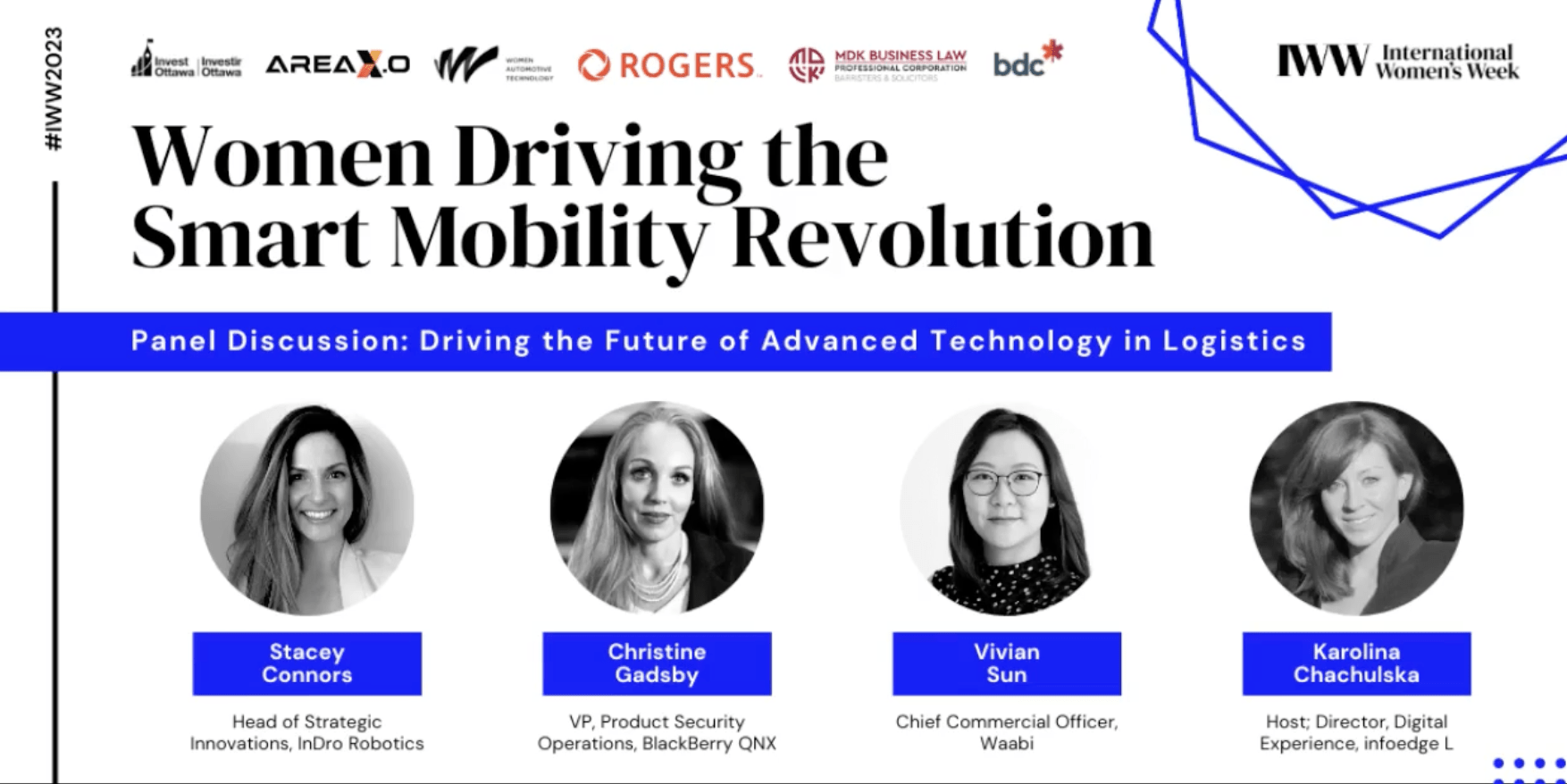 Women driving Smart Mobility Stacey Connors International Womens Week