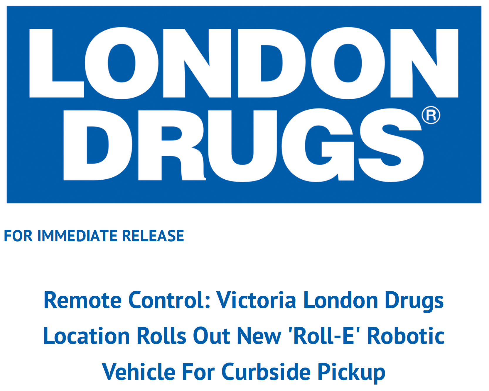 London Drugs Delivery