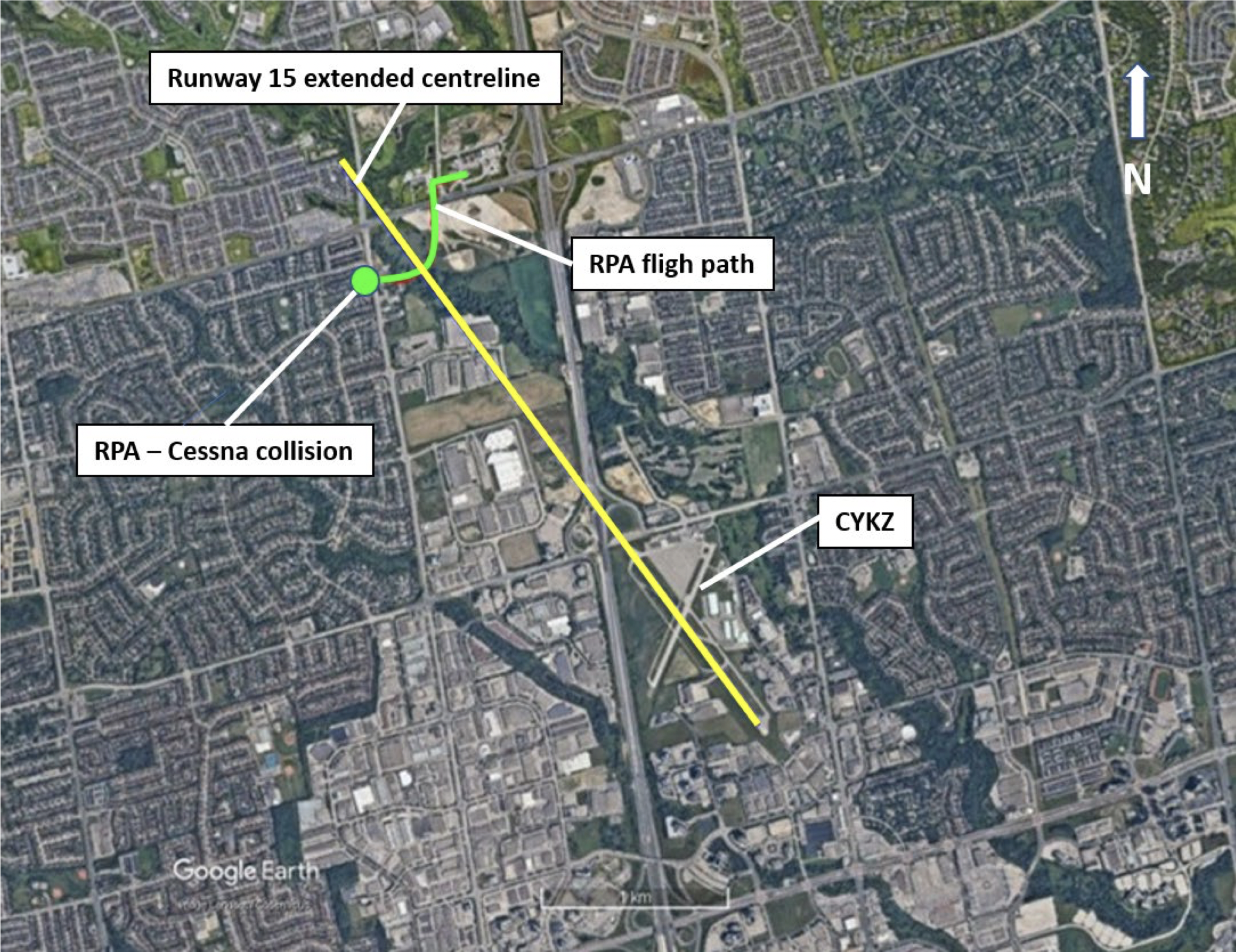 Police Drone Collision