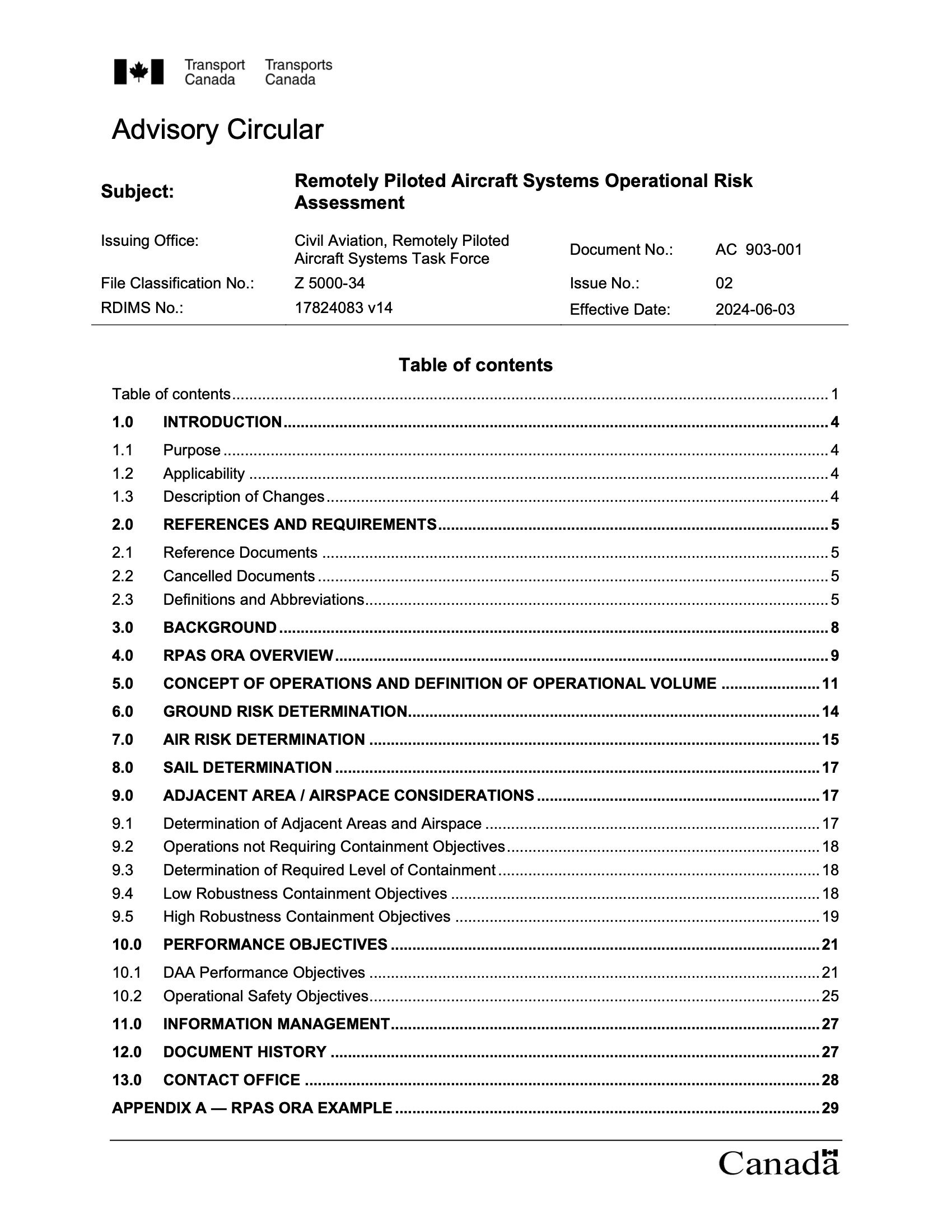 TC Advisory Circular