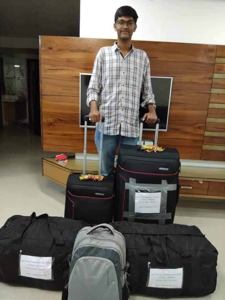 Tirth Gajera leaves India