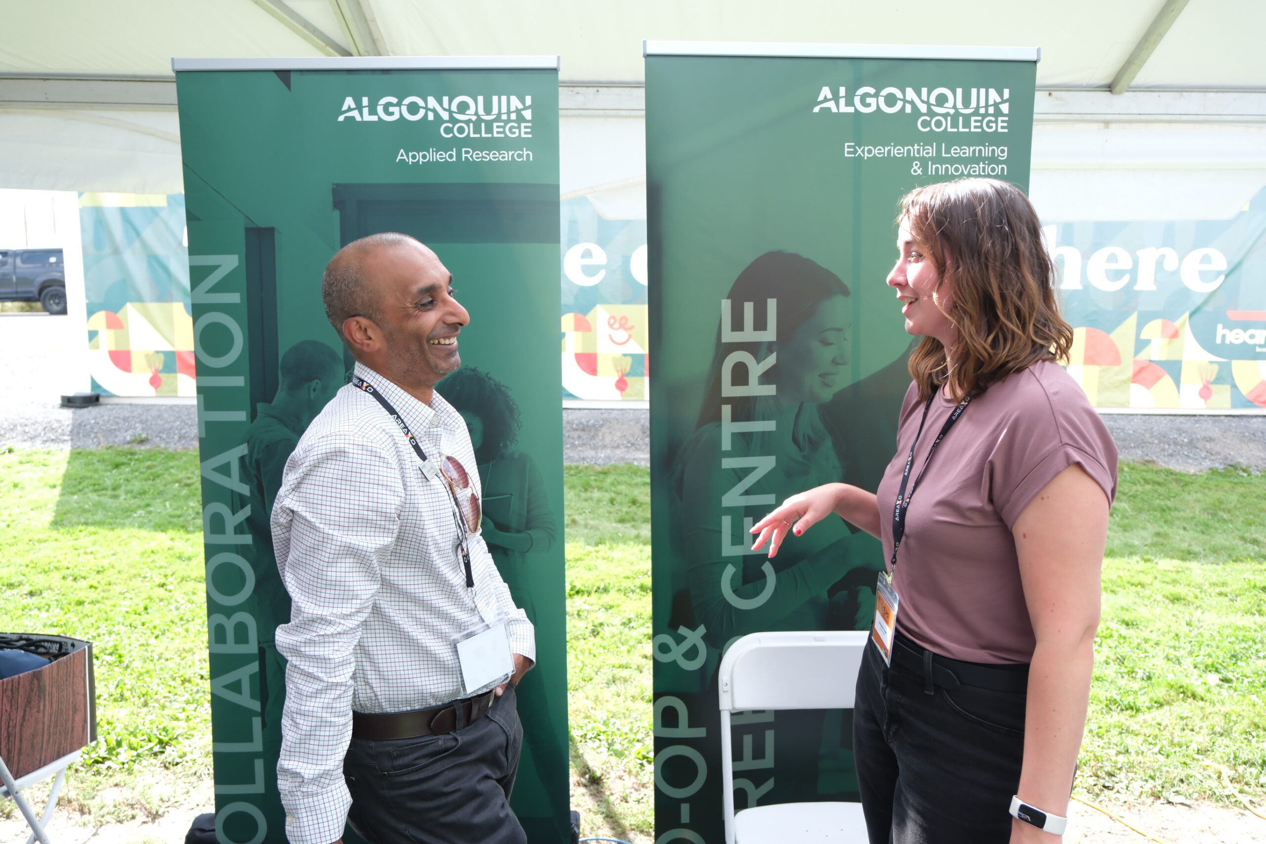 Algonquin College Ashoka Patel and Alexandra Trudel