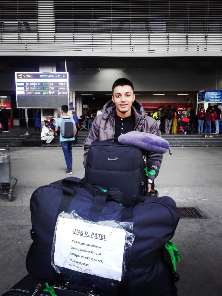 Ujas Patel leaves India