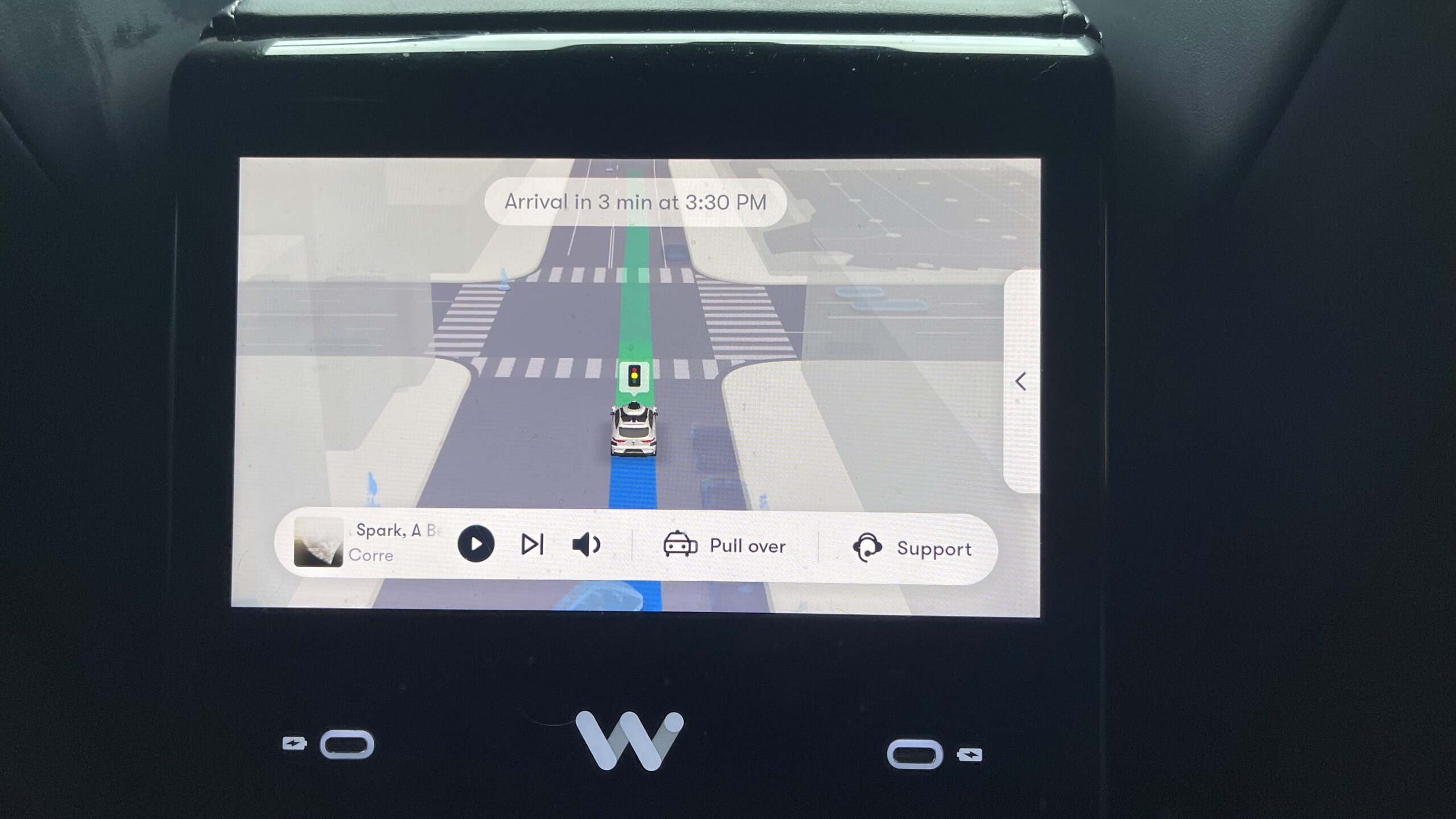 Waymo display