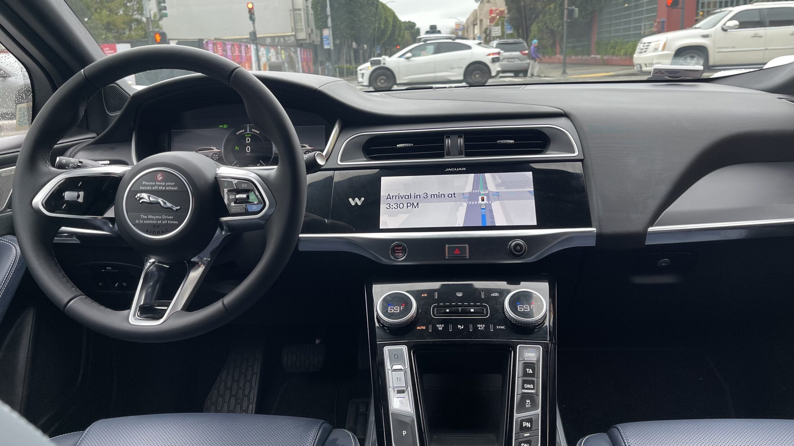 Waymo intersection pedestrian
