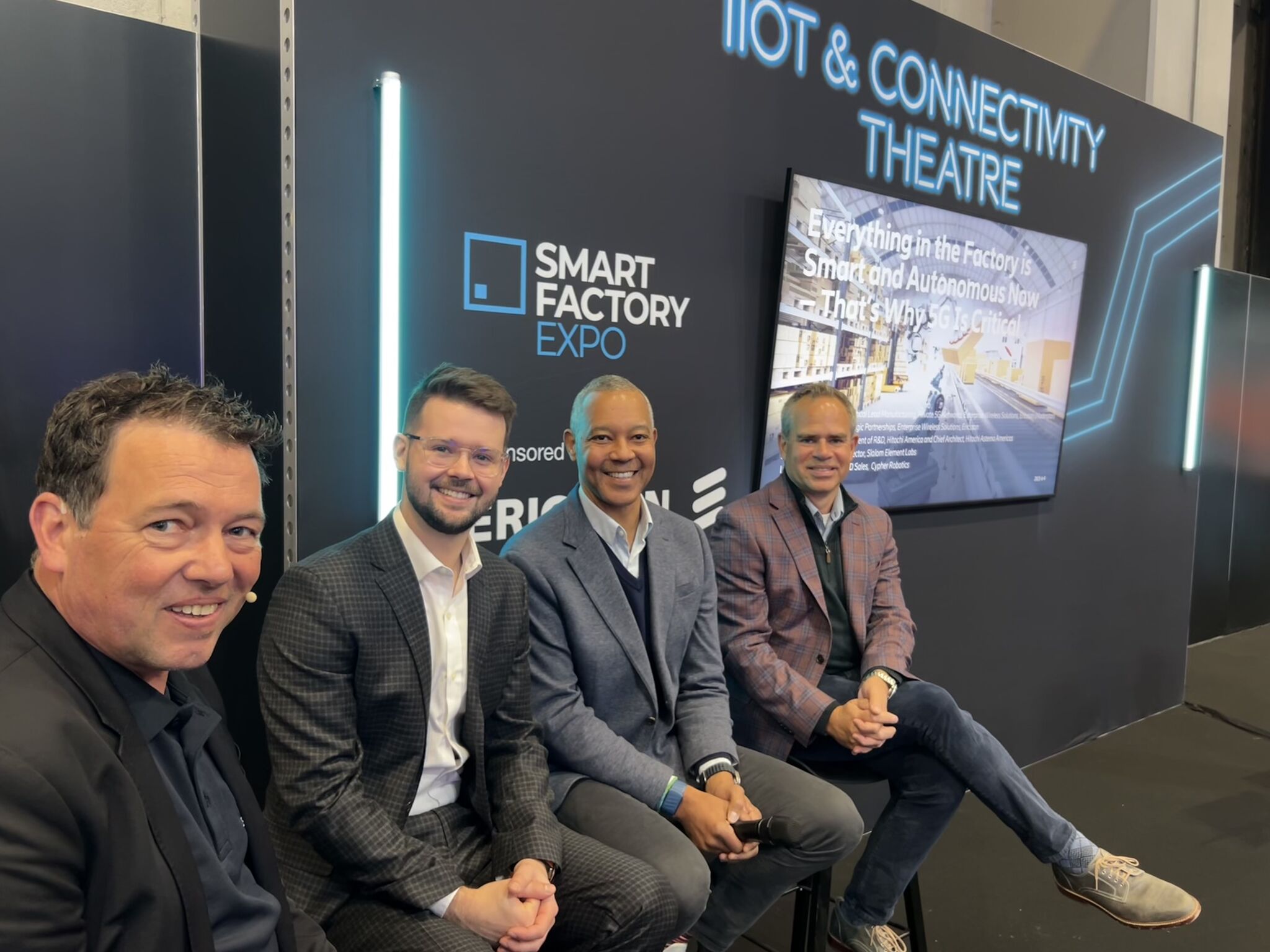 Luke Birmingham Ericsson Jan Diekmann, Alan Minney and John Tomik