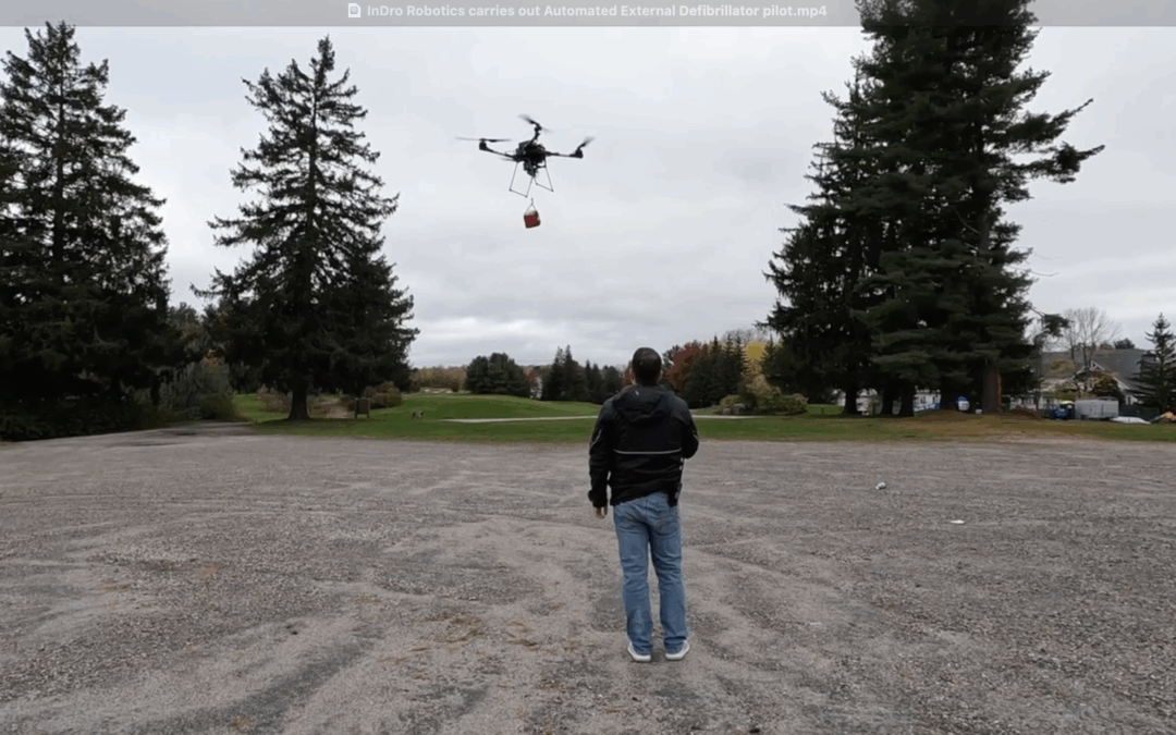 InDro and partners advance AED drone delivery research