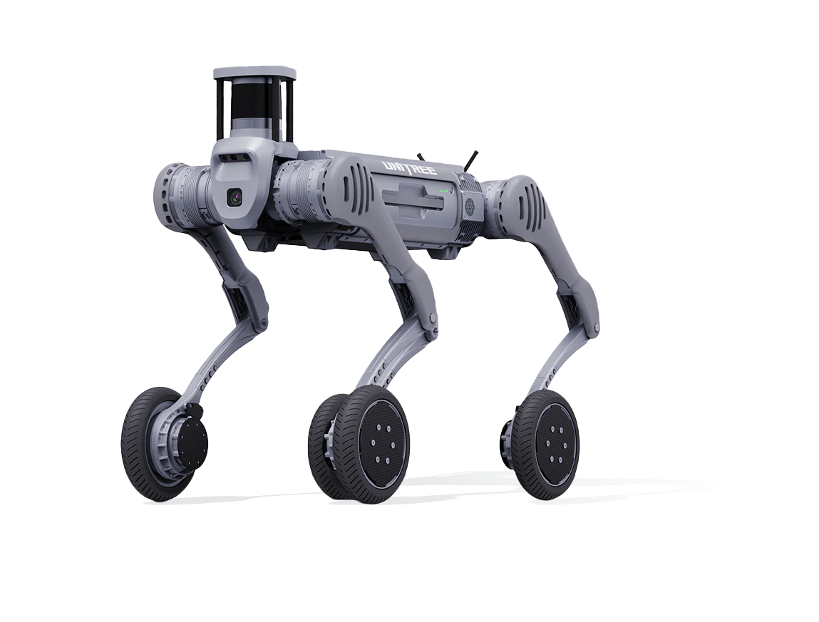 B2 W Trimmed Unitree B2 W Quadruped Robot Dog