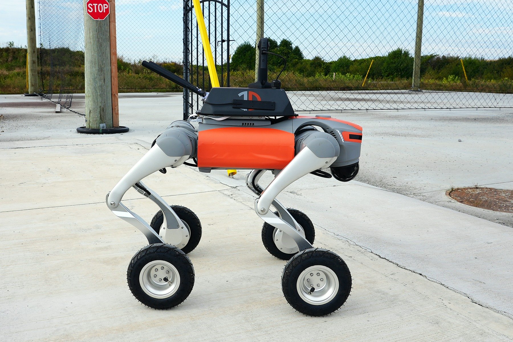Autonomous security robot for industrial inspection